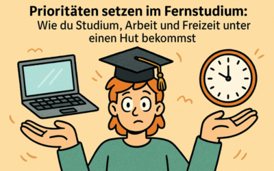 Prioritäten setzen im Fernstudium: Wie du Studium, Arbeit und Freizeit unter einen Hut bekommst
