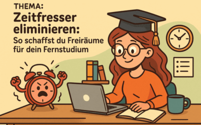 Zeitfresser eliminieren: So schaffst du Freiräume für dein Fernstudium