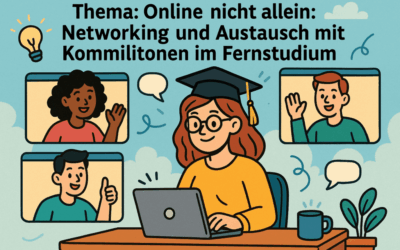 Online nicht allein: Networking und Austausch mit Kommilitonen im Fernstudium