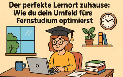 Der perfekte Lernort zuhause: Wie du dein Umfeld fürs Fernstudium optimierst